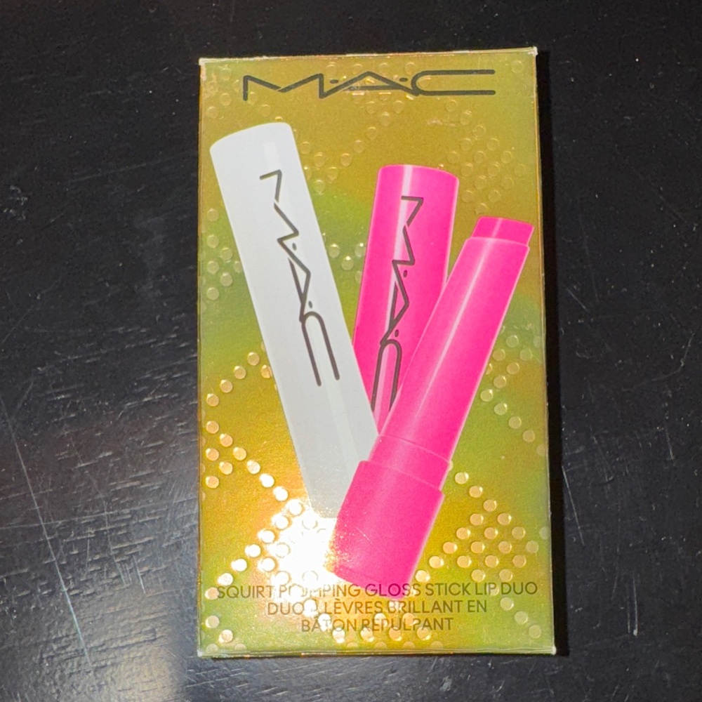 MAC Cosmetics squirt, plumping, glass stick Lip Duo